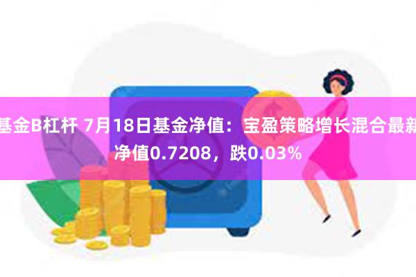 基金B杠杆 7月18日基金净值：宝盈策略增长混合最新净值0.7208，跌0.03%