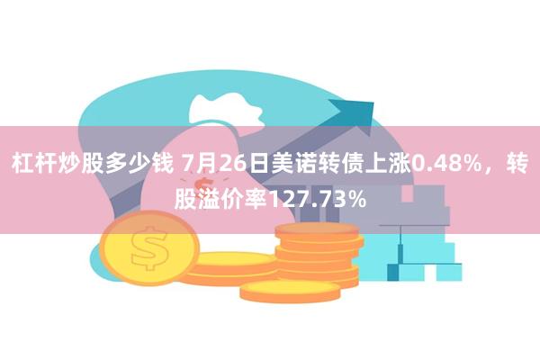 杠杆炒股多少钱 7月26日美诺转债上涨0.48%，转股溢价率127.73%