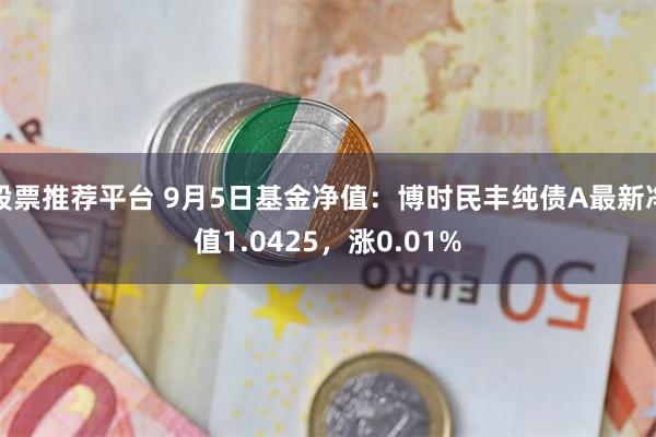 股票推荐平台 9月5日基金净值：博时民丰纯债A最新净值1.0425，涨0.01%